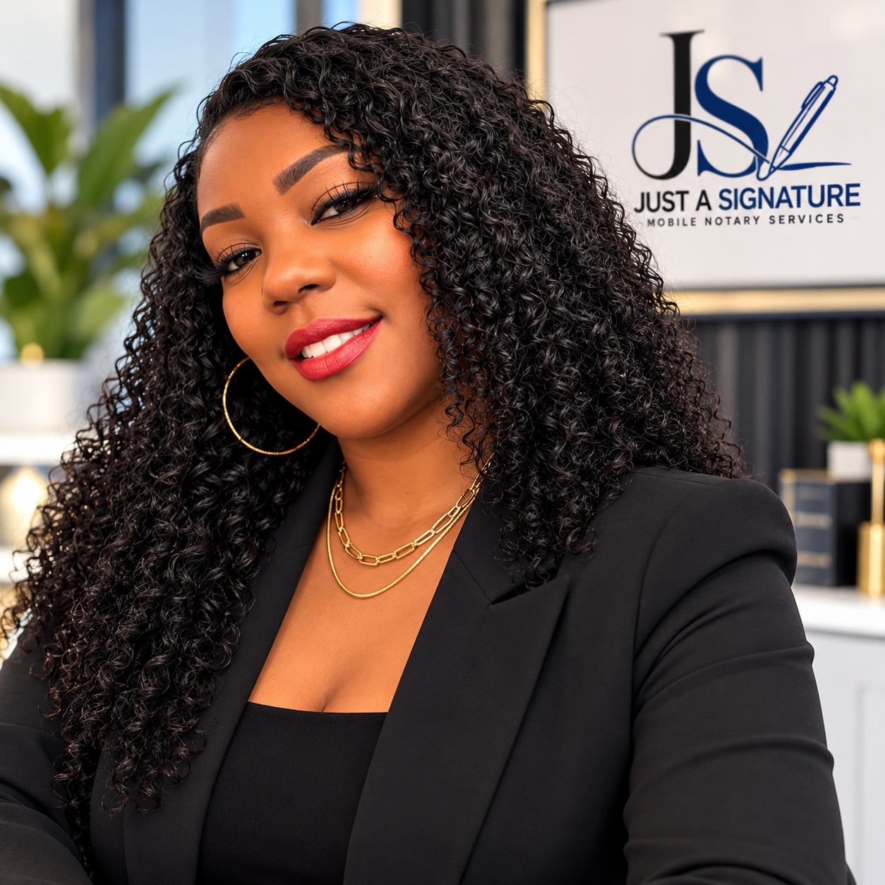Aliscia Anderson, owner of Just a Signature Mobile Notary Services